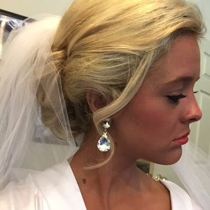 Wedding crystal earrings